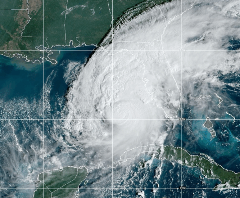 Hurricane Milton satellite 100924